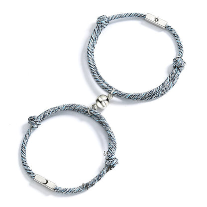 Customized Friendship Bracelets Sun and Moon Charms