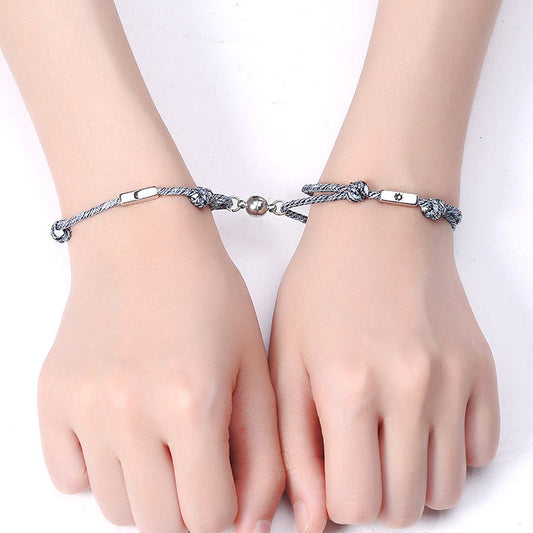 Customized Friendship Bracelets Sun and Moon Charms