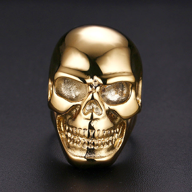 Skull Custom Male Ring Anniversary Gift for Him 41mm