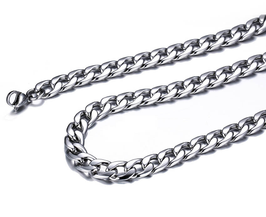 Mens Chain Necklace for Pendant Stainess Steel 62cm