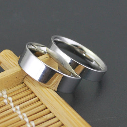 Engraved His and Hers Wedding Bands Set for Two