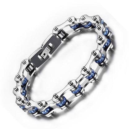 Custom Bike Chain Bracelet Stainless Steel