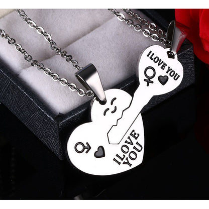 Lock and Key Necklace . Boyfriend Gift . Girlfriend Gift . 