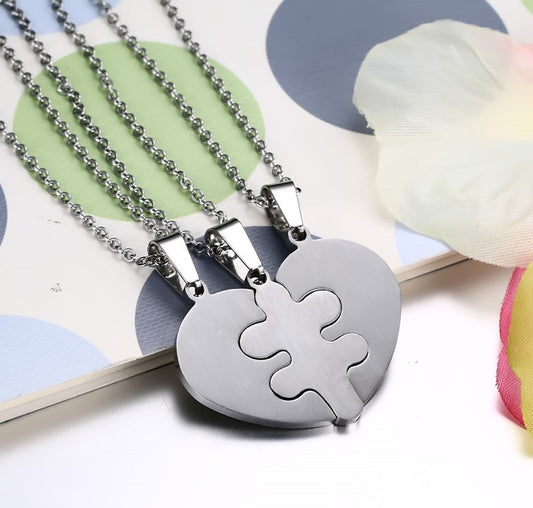 Personalized Best Friends Forever Necklaces Set for 3