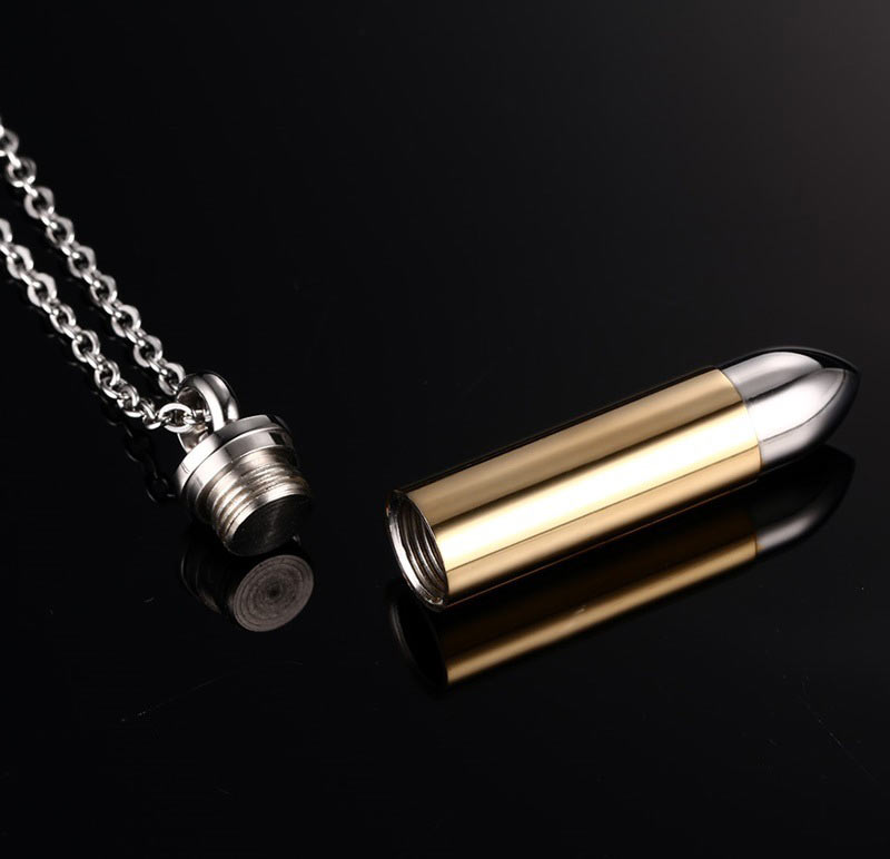 Matching Bullets Necklaces for Girlfriend Boyfriend