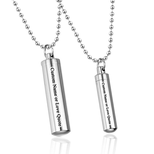 Secret Message Pill Couples Relationship Jewelry Gift
