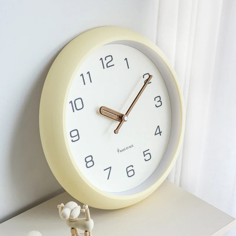 Whisper Quiet: Modern Designer Silent Wall Clock — 12"