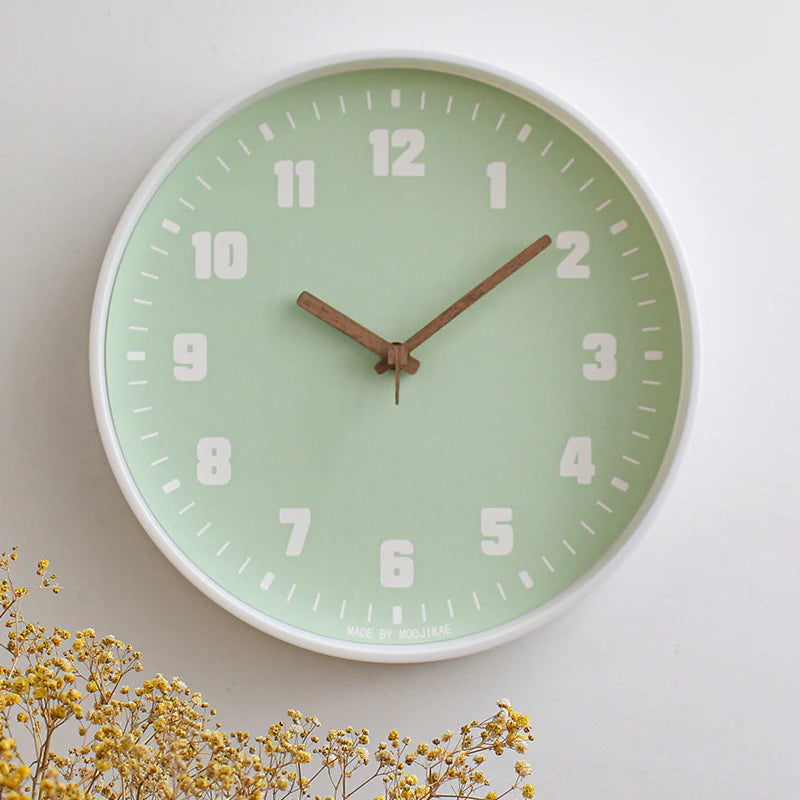 Serene Silhouette Silent Wall Clock — 10" (ABS + Glass)