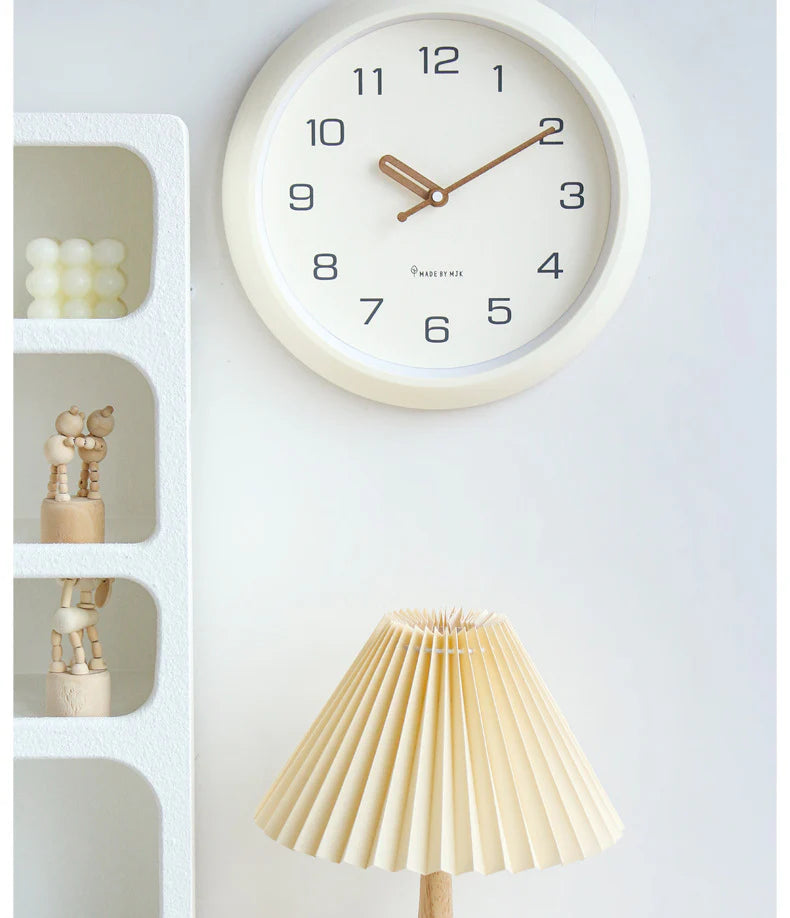 Whisper Quiet: Modern Designer Silent Wall Clock — 12"