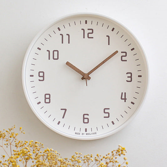 Serene Silhouette Silent Wall Clock — 10" (ABS + Glass)