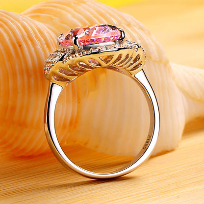 4 Carats Oval Cut Diamond Engagement Ring
