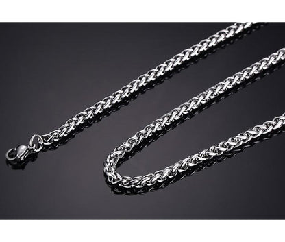 Mens Chain Necklace Stainless Steel Birthday Gift