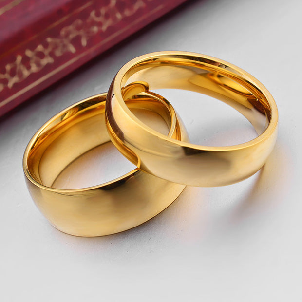 Customized Engraved Promise Anniversary Rings Set