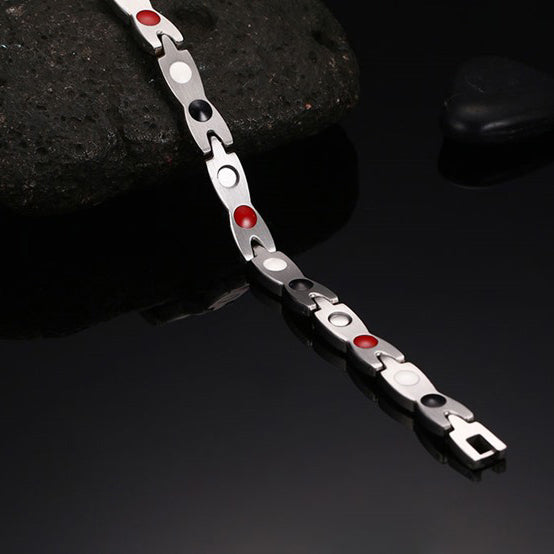 Custom Engraved Matching Friendship Magnetic Bracelets for 2