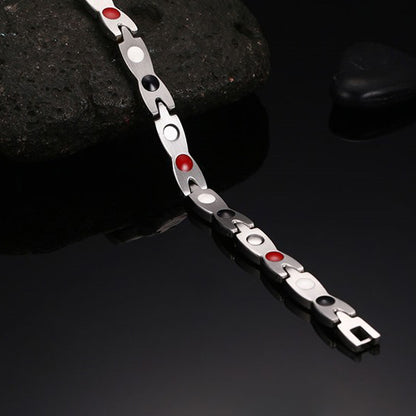 Custom Engraved Matching Friendship Magnetic Bracelets for 2