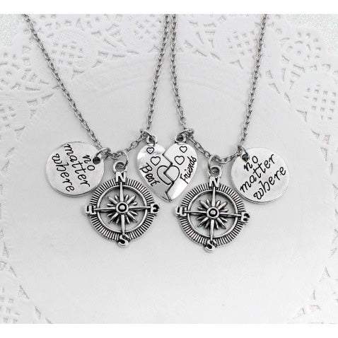 Matching Necklaces Best Friends  Best Friend Necklace 2 Friends