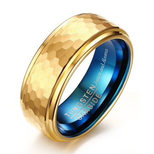 Customized Mens Promise Fidget Spinning Ring