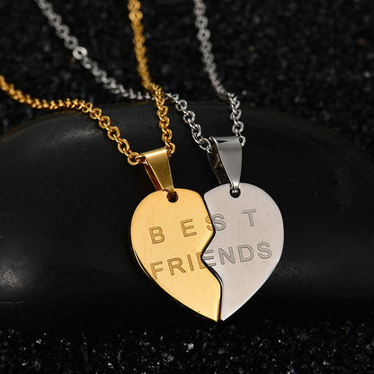 Custom BFF Necklaces Birthday Gift Set for 2