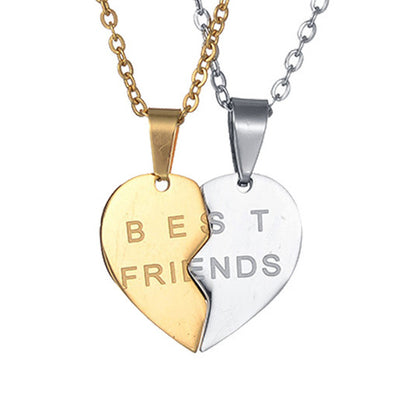 Custom BFF Necklaces Birthday Gift Set for 2