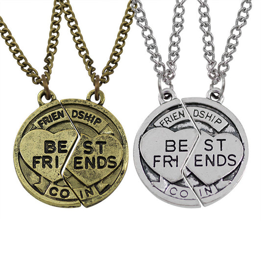 Bff Best Friends Coin Friendship Necklaces Gift Set