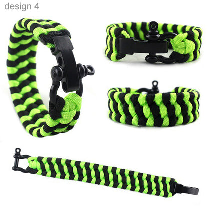 Survival Paracord Bracelet Gift for Camping Lovers