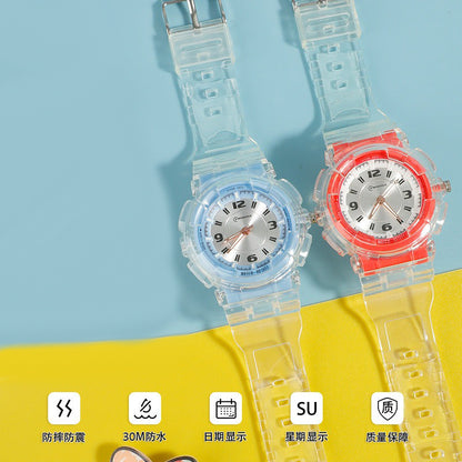 Luminous Matching Kids Sports Watch Set