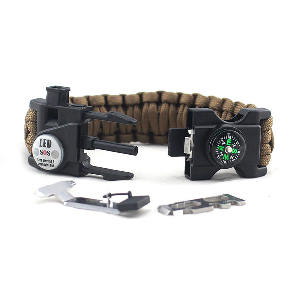 Survival Paracord Bracelet Gift for Adventurous Friend