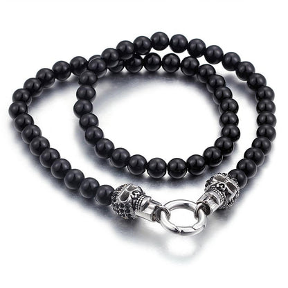 Mens Beads Chain Necklace Boyfriend Birthday Gift
