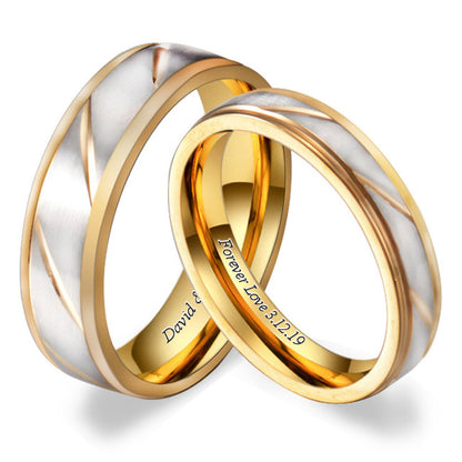 Promise Rings Anniversary Gift for Couples