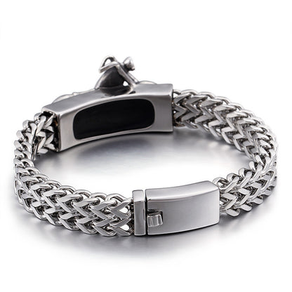 Custom Biker Style Mens Bracelet 22cm