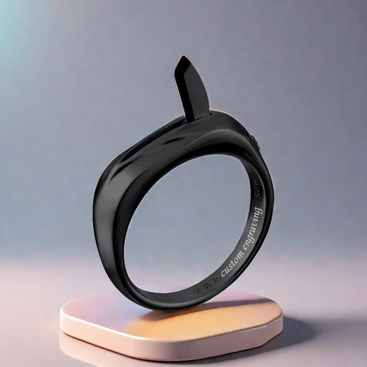 Gullei™ Self Defense Ring for Women and Men - Hidden Blade, 100% Stainless Steel