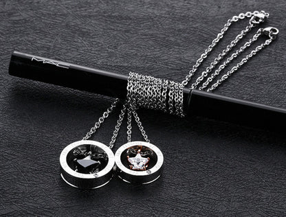 His and Her Couple Necklaces Birthday Gift