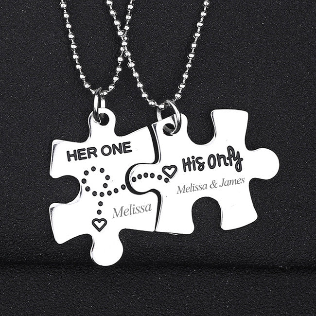 Jigsaw necklace - Hairy Growler - Jigsaws to wear and share