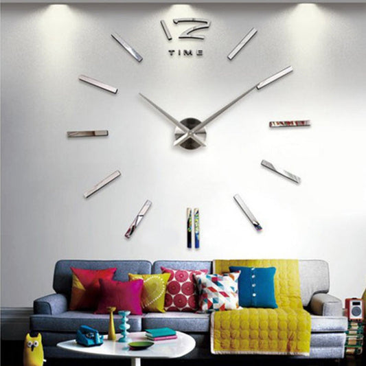 3D Sticker Innovative DIY Wall Clock – Modern & Customizable Design