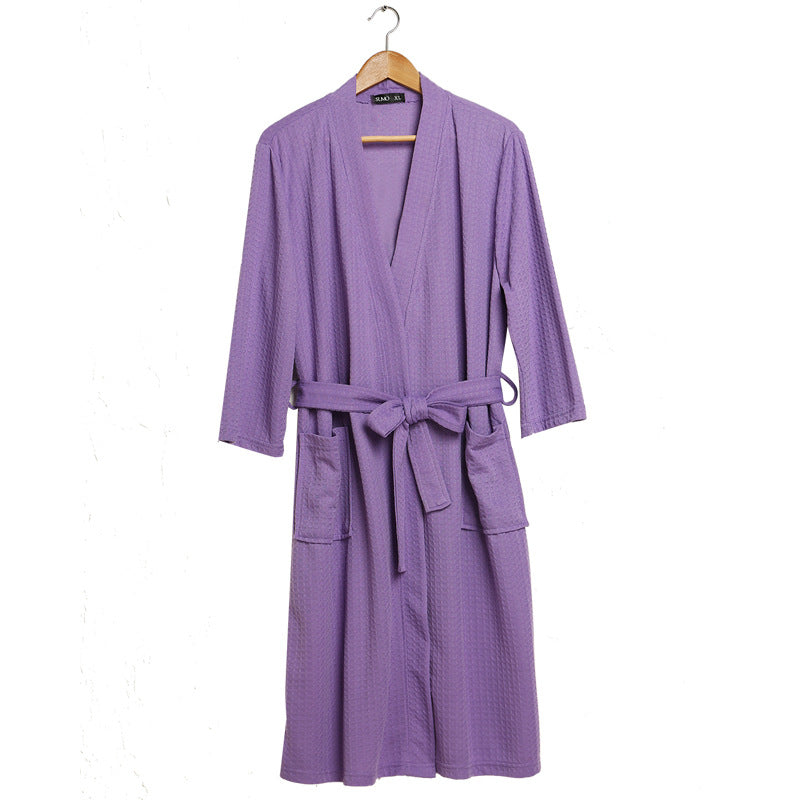 100% Polyester 2 Piece Long Robe Set for Couples