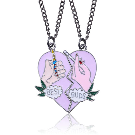 Bff Best Buds Hearts Friendship Necklaces Set