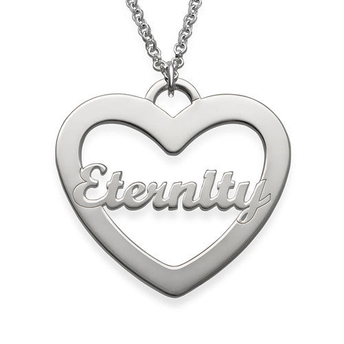 Custom Name Inside Heart Personalized Necklace