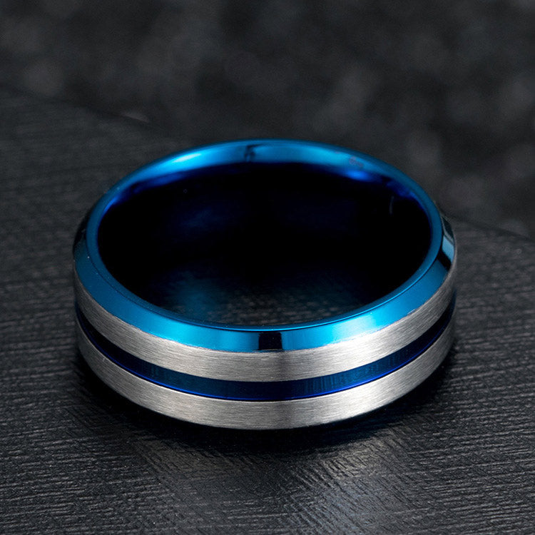 Custom Engraved Matte Ring for Men