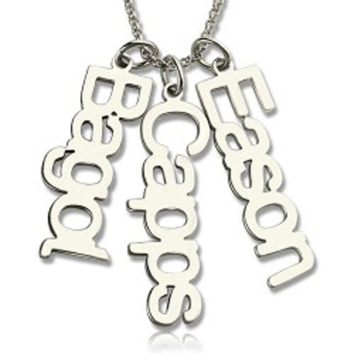 Personalized Buddy Names Necklace Gift Gold Plated
