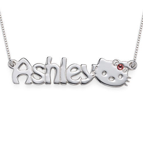 Customized Kitty Name Necklace Gift for Her