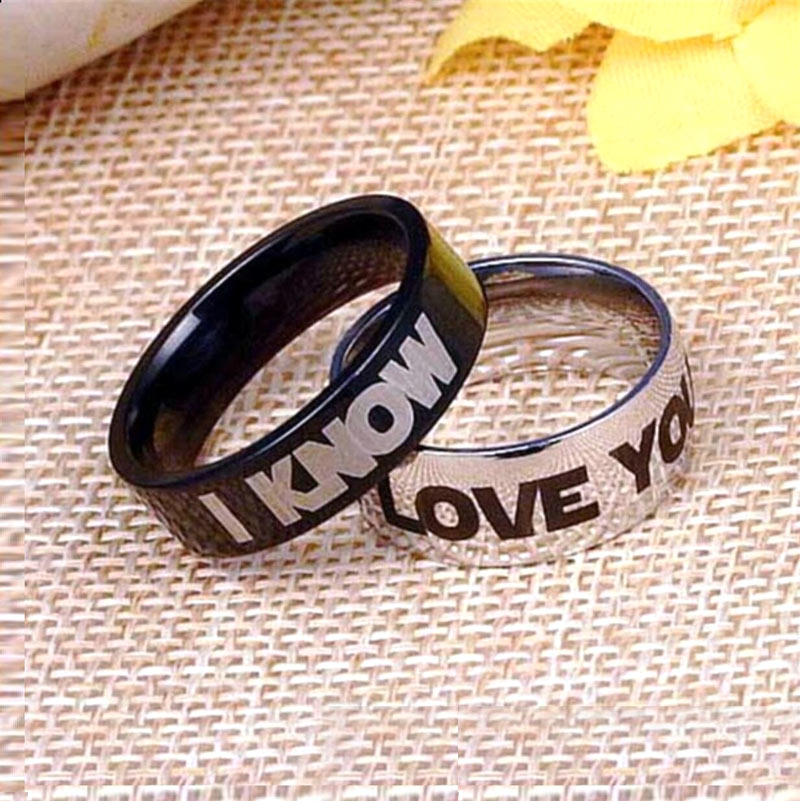Matching Couple Rings Gift for Girlfriend Boyfriend