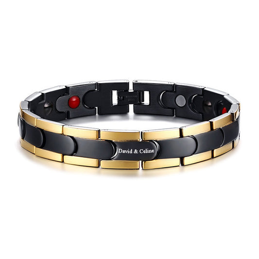 Promise Magnetic Bracelet for Him Stainless Steel