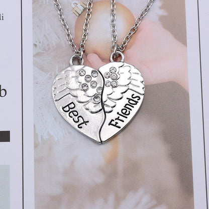 Best Friends Half Heart Necklaces Set