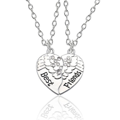 Best Friends Half Heart Necklaces Set