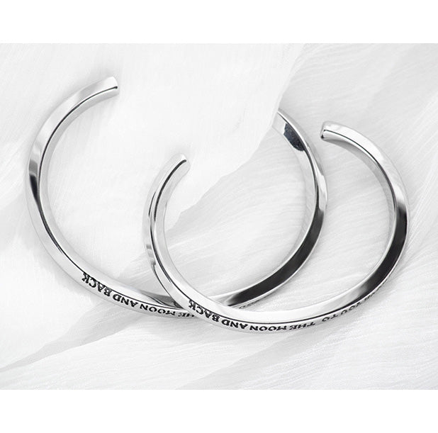 To the Moon and Back Romantic Bracelets for Couples