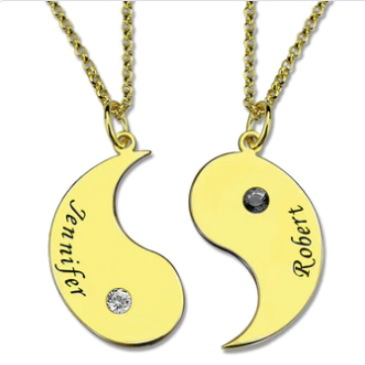 Matching Bff Necklaces Christmas Gift Set