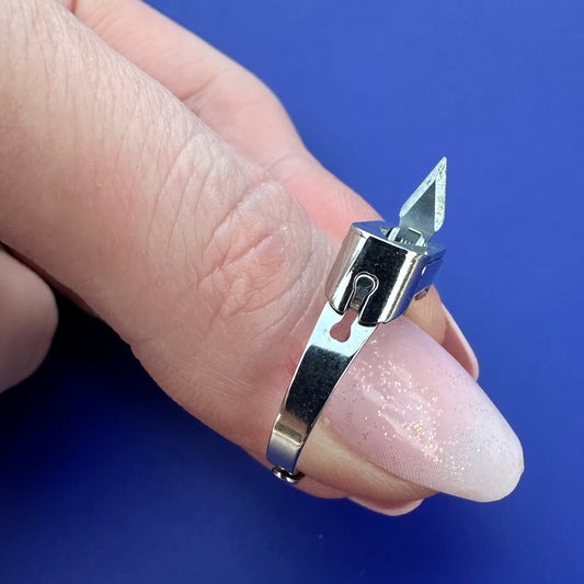 Adjustable Self Defense Ring | Unisex Stainless Steel Hidden Blade Ring | EDC Tool for Women & Men