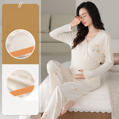2-Piece Soft Maternity Sleepwear