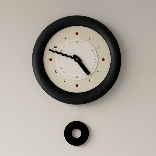 3D Pendulum Silent Wall Clock — 30×30 cm (Acrylic)