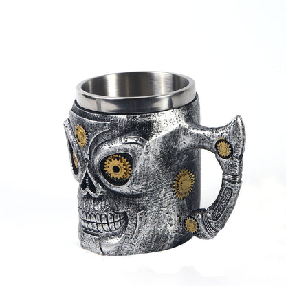 Skull Coffee Cup Steel Mug